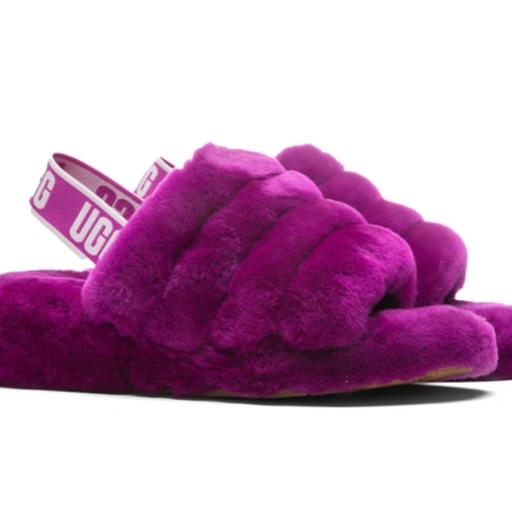 UGG Women's Fluff Yeah Slide Berrylicious